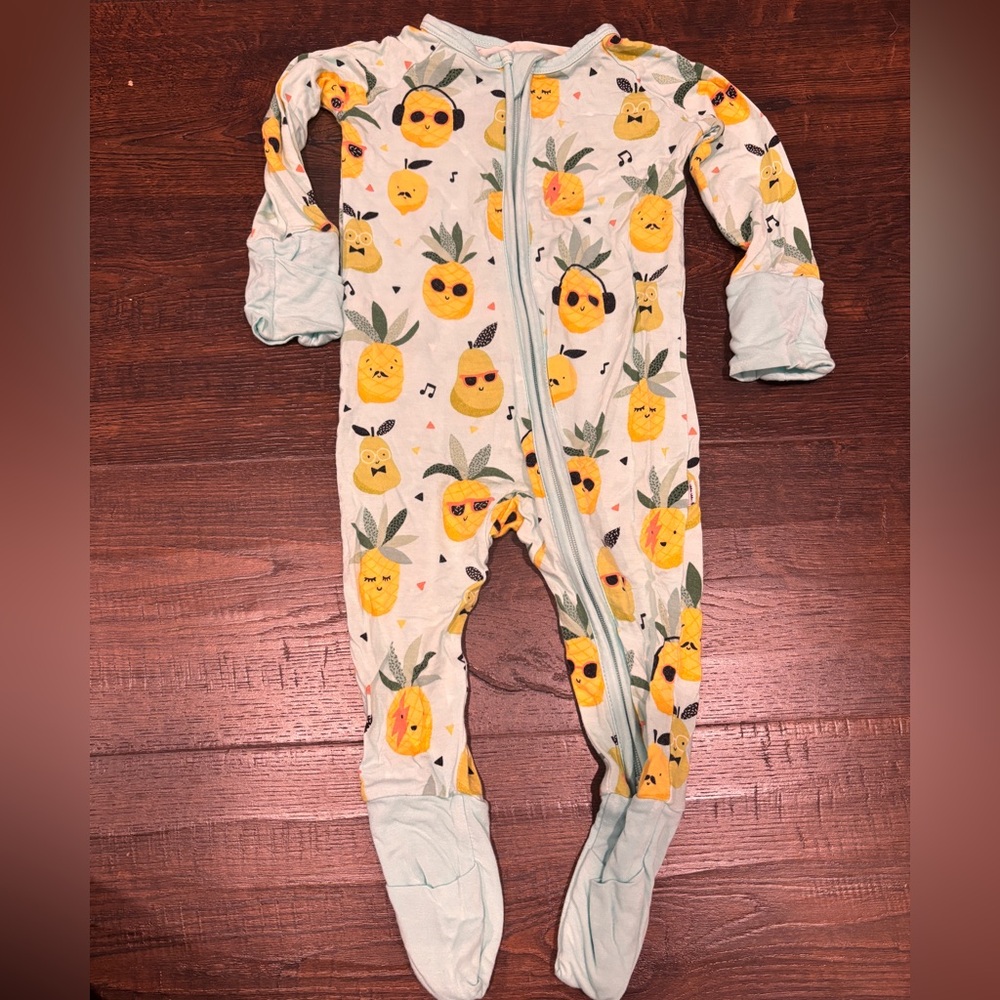 Little Sleepies Pineapple Jams Kids Footie